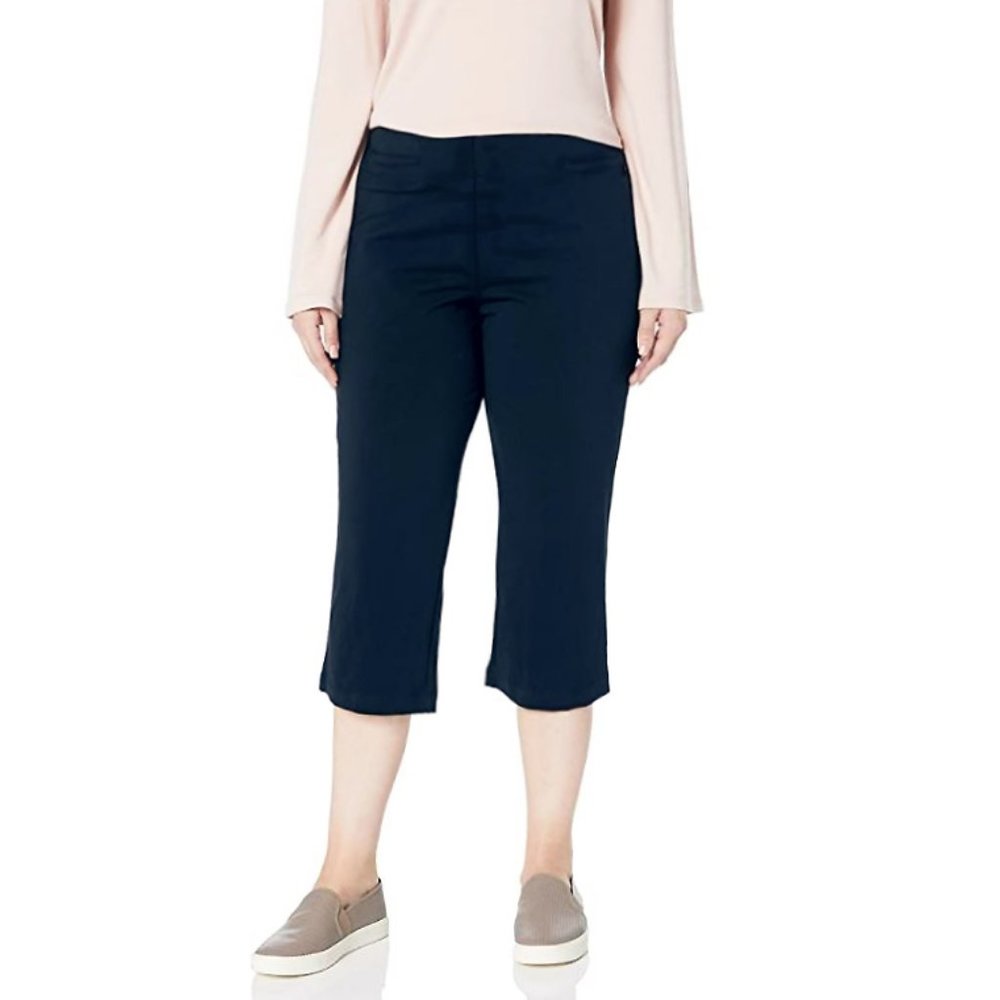 ♠ Fashion Bug Dark Navy Capris Women's Size 8